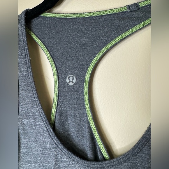 Lululemon Grey Racerback Tank - Picture 2 of 3